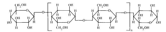 Целлобиоза. Строение молекулы целлюлозы 